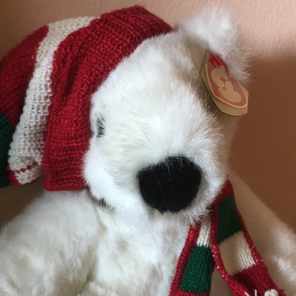 1997 Holiday Bear Beanie Buddy - Picture 3 of 10